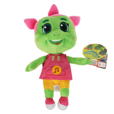 Мягкая озвученная игрушка Черепашки Рейни 20 см Мульти-Пульти M80327-20 01